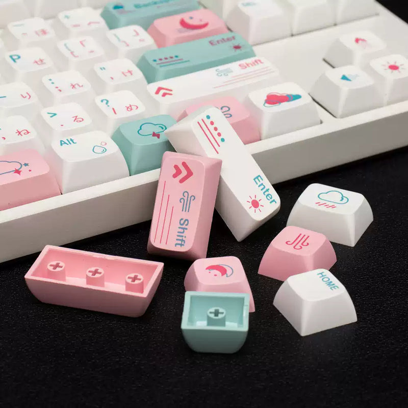 Load image into Gallery viewer, Pastel Weather PBT Dye Sub XDA Profile Keycap Set