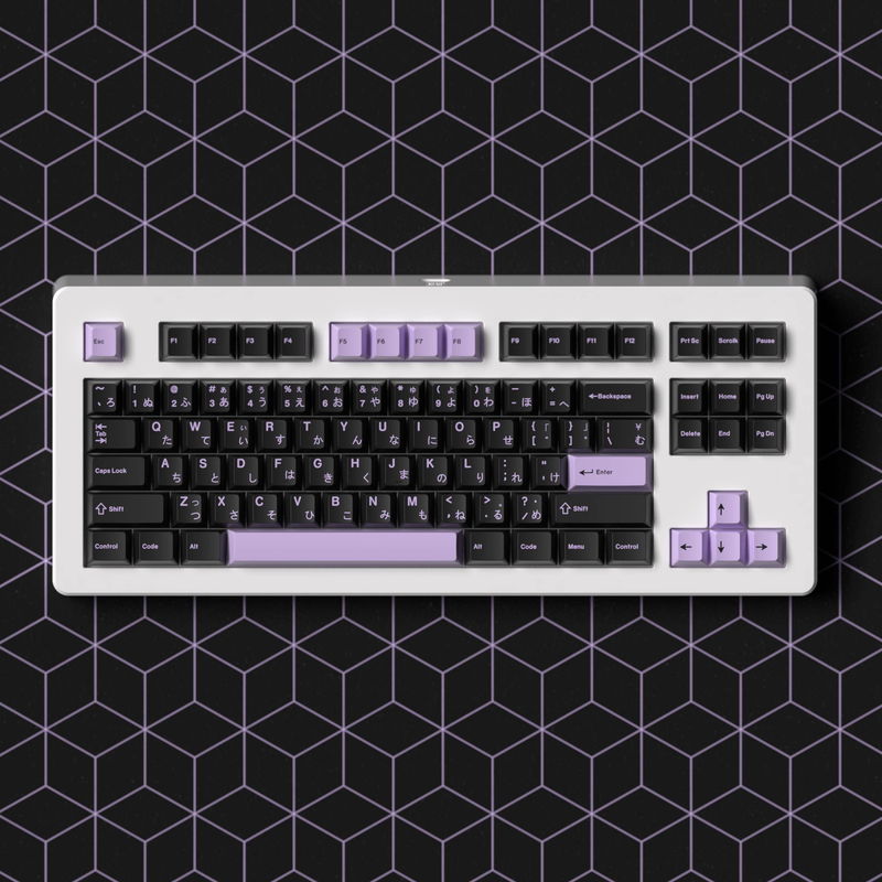 Load image into Gallery viewer, JKDK Studio Colors Hiragana Cherry PBT Keycaps