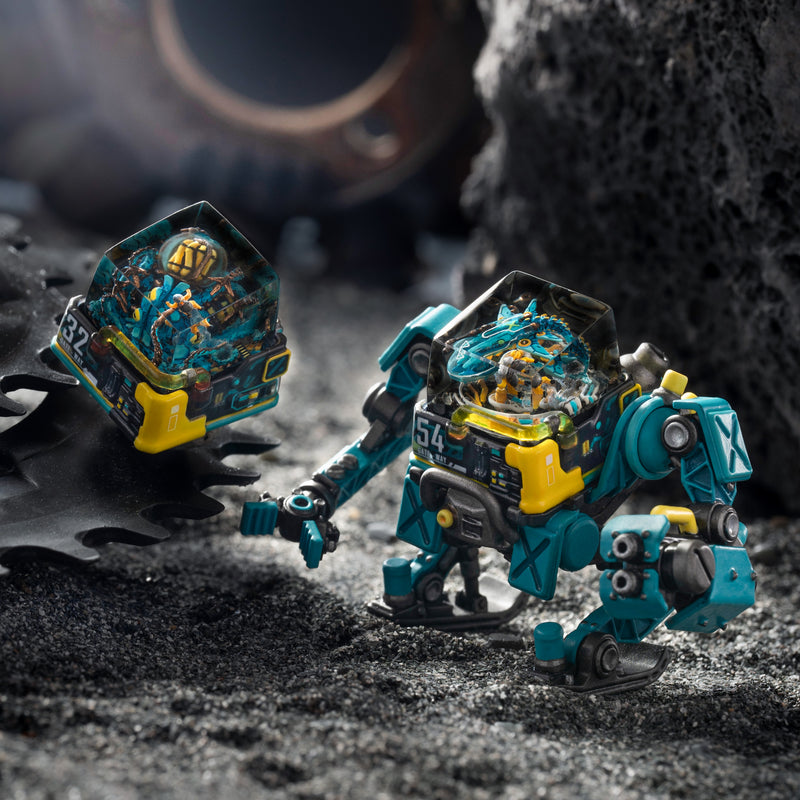 Load image into Gallery viewer, Dwarf Factory - The Primal Mecha Artisan Keycap