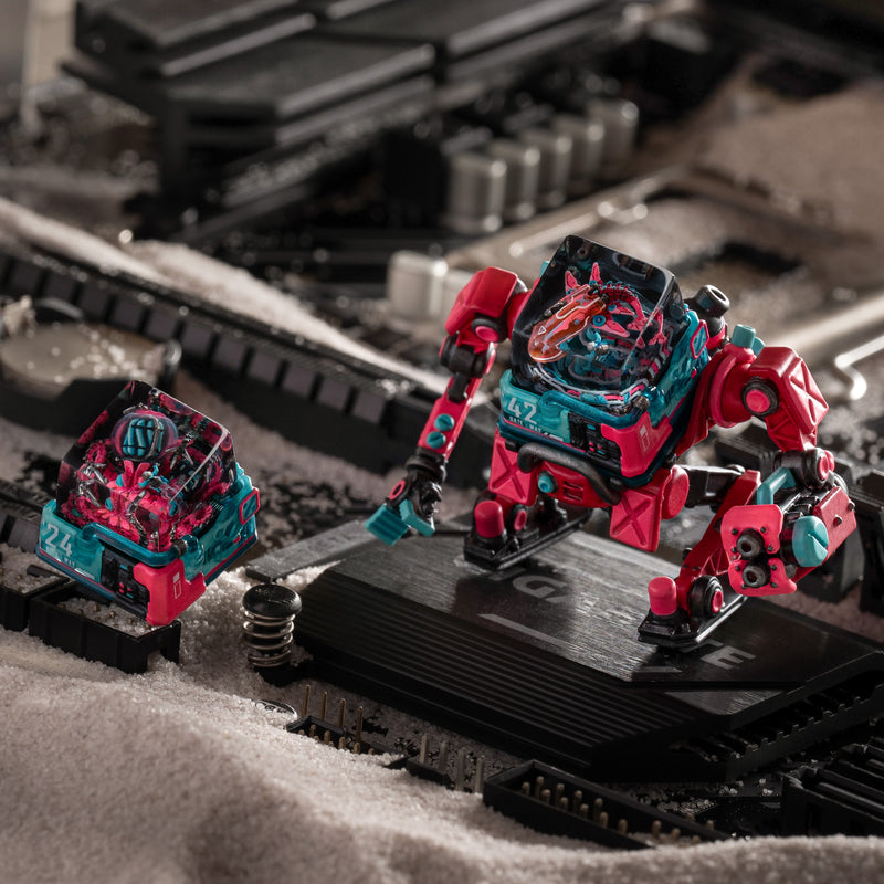 Load image into Gallery viewer, Dwarf Factory - The Primal Mecha Artisan Keycap