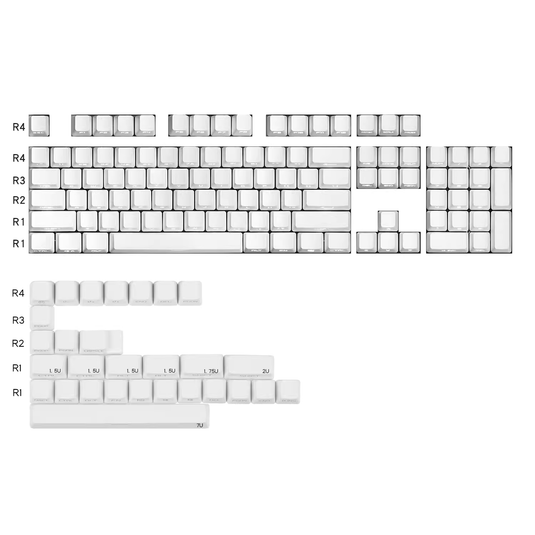 JKDK Shine Through OEM Profile PBT Keycaps