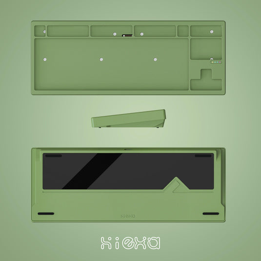 Hiexa V80 - Brushed PVD 80% Wireless Custom Mechanical Keyboard