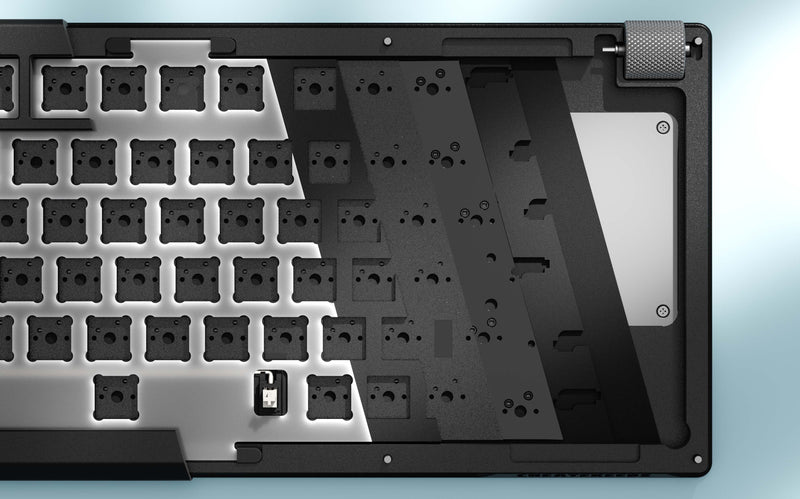 Load image into Gallery viewer, Createkeebs Luminkey75 75% Custom Mechanical Keyboard