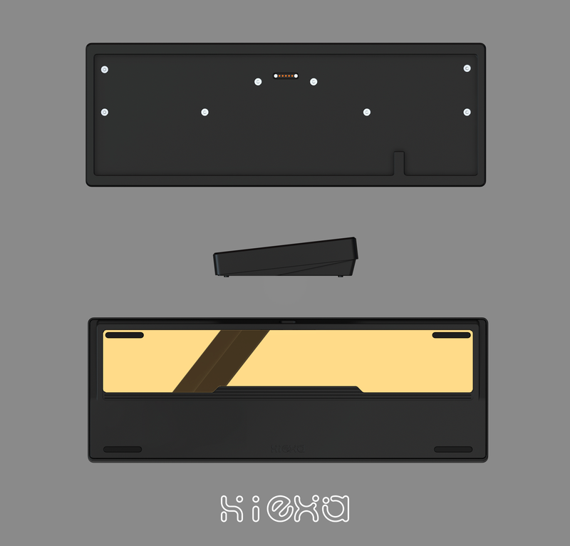 Load image into Gallery viewer, Hiexa V65 65% Mechanical Keyboard - Mirror PVD Weight