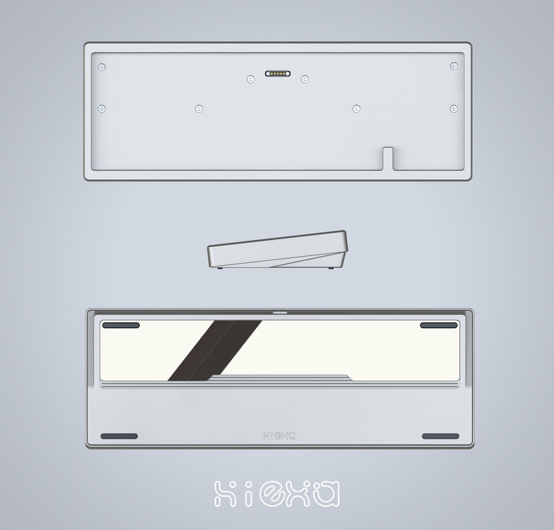 Load image into Gallery viewer, Hiexa V65 65% Mechanical Keyboard - Mirror PVD Weight