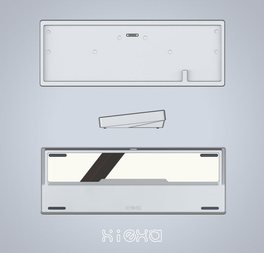 Hiexa V65 65% Mechanical Keyboard - Mirror PVD Weight