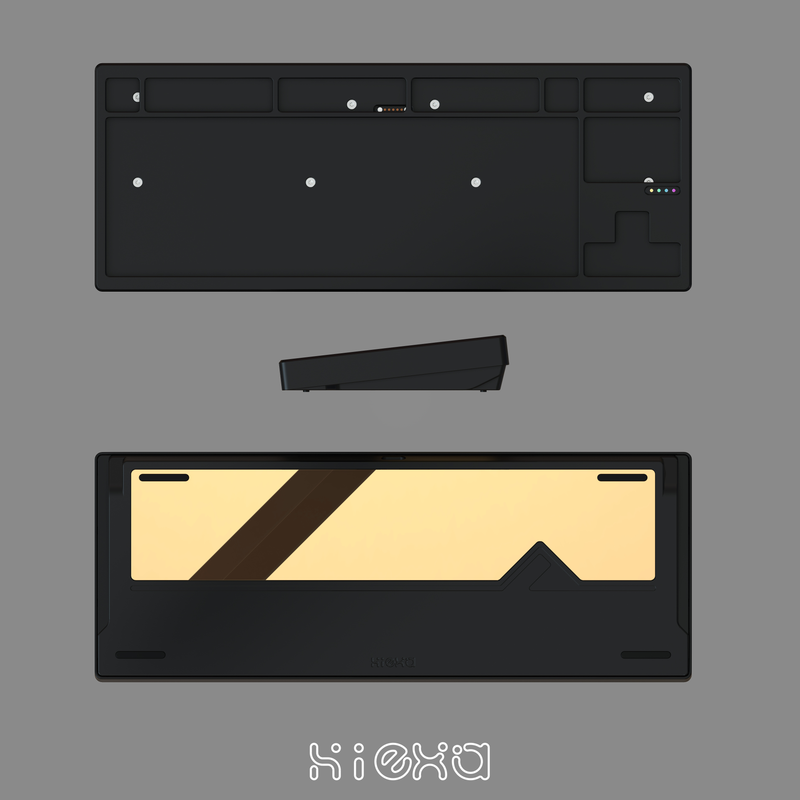 Load image into Gallery viewer, Hiexa V80 - Brushed PVD 80% Wireless Custom Mechanical Keyboard