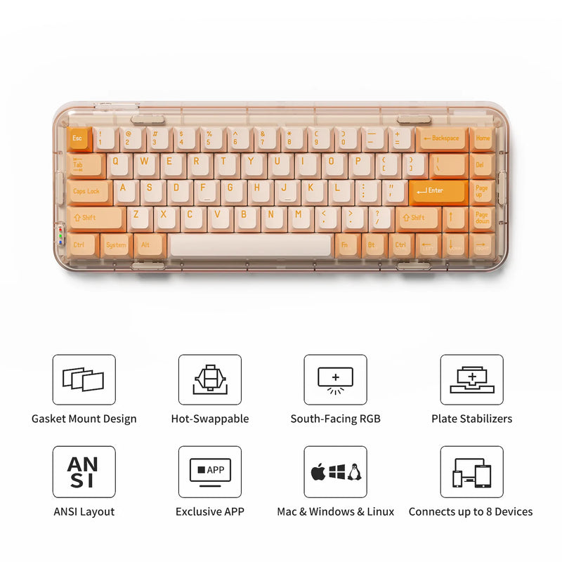 Load image into Gallery viewer, Melgeek Mojo68 Rose