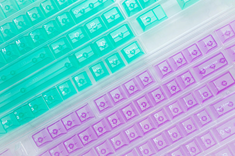 Load image into Gallery viewer, LeleLabs Crystal Clear ABS Keycaps