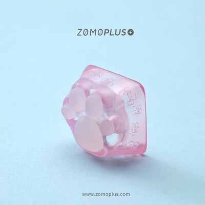 Load image into Gallery viewer, ZOMO Plus 3D Printed Resin & Silicone Kitty Paw Keycap