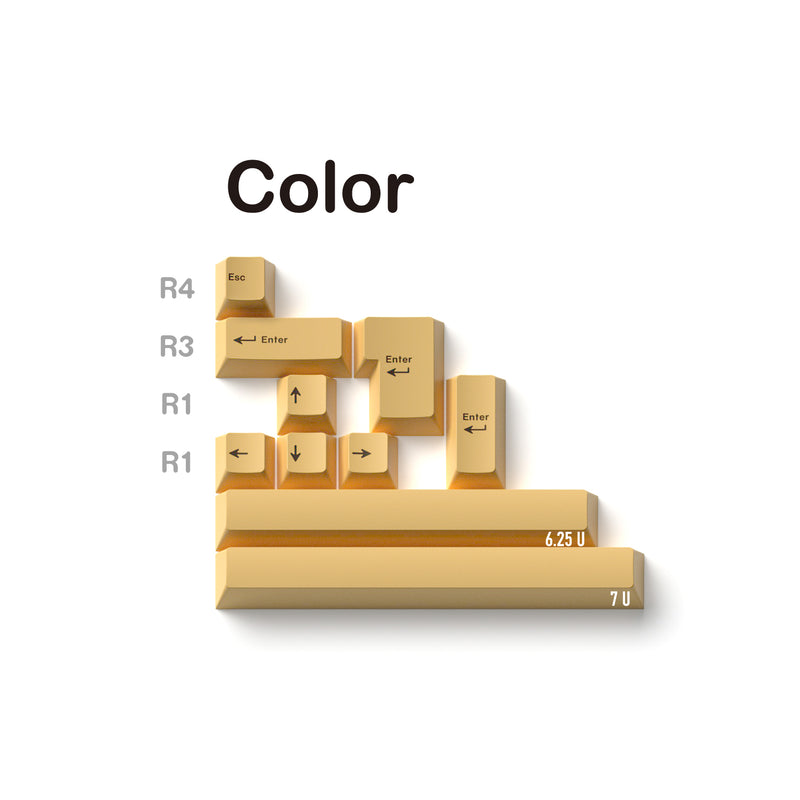 Load image into Gallery viewer, JKDK Desert PBT Cherry Profile Dye-Sub Keycap Set