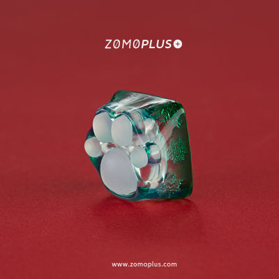Load image into Gallery viewer, ZOMO Plus 3D Printed Resin & Silicone Kitty Paw Keycap