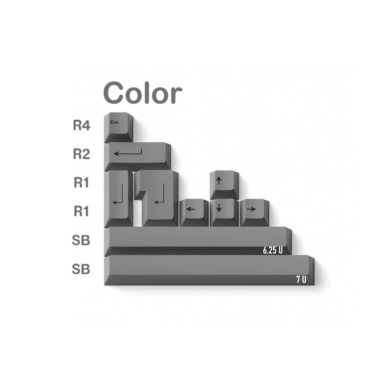 Load image into Gallery viewer, JKDK Cement PBT Cherry Profile Dye-Sub Keycap Set