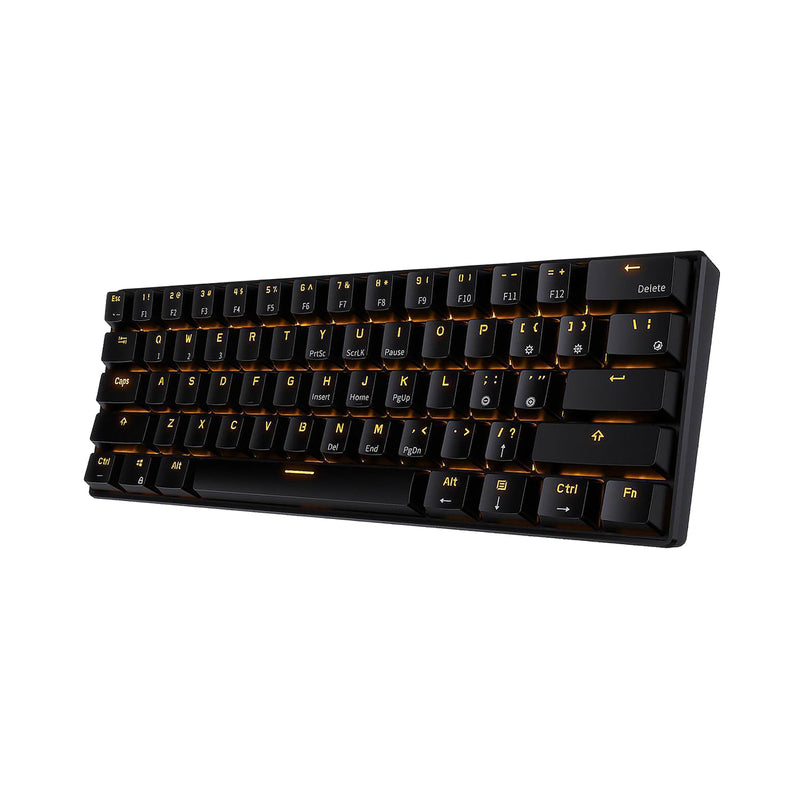 Load image into Gallery viewer, Royal Kludge RK61 60% Wireless Hotswappable Keyboard - Black