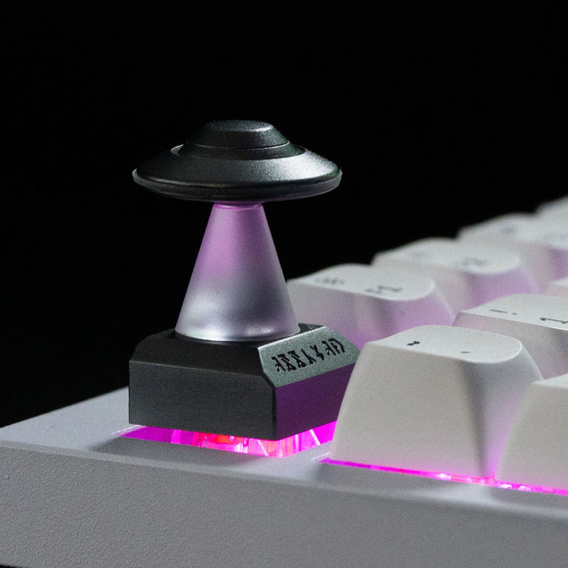 Load image into Gallery viewer, HolyOOPS UFO Aluminum Alloy Artisan Keycap
