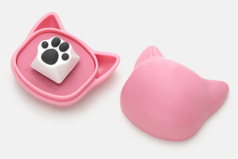 Load image into Gallery viewer, ZOMO Plus ABS & Silicone Kitty Paw Artisan Keycap