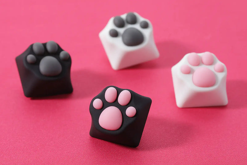 Load image into Gallery viewer, ZOMO Plus ABS & Silicone Kitty Paw Artisan Keycap