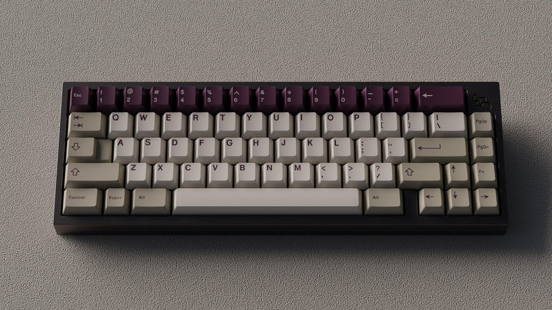 Load image into Gallery viewer, [In-Stock] Keykobo Violet Alert ABS Keycaps Doubleshot Cherry Profile
