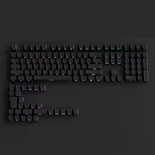 Gradient Shine Through Cherry Profile PBT Keycaps [Side Printed]