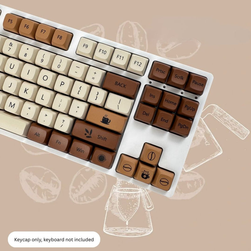 Load image into Gallery viewer, Coffee Cat XDA Keycap Set
