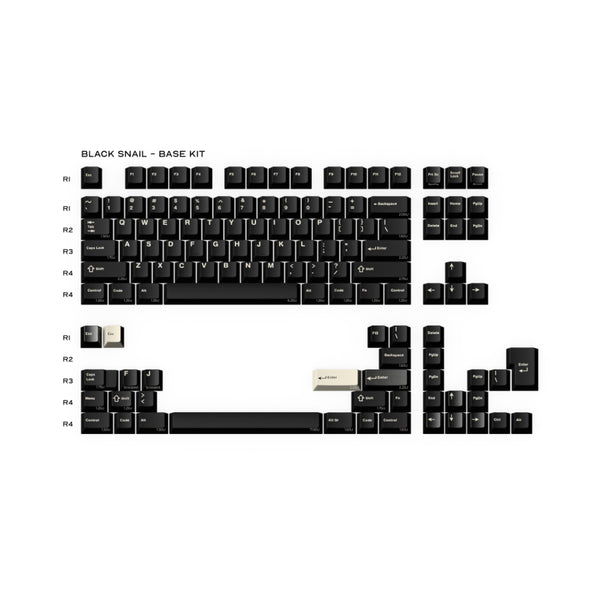 In-Stock] GMK Black Snail – Mecha