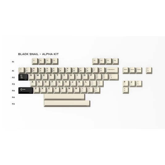 [In-Stock] GMK Black Snail