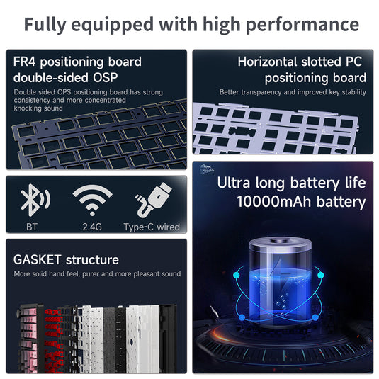 AJAZZ AK980 V2 Wireless Mechanical Keyboard