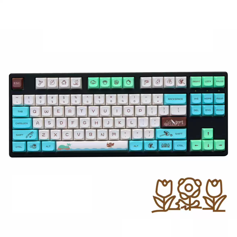 Load image into Gallery viewer, Island Retreat PBT Dye Sub XDA Profile Keycap Set
