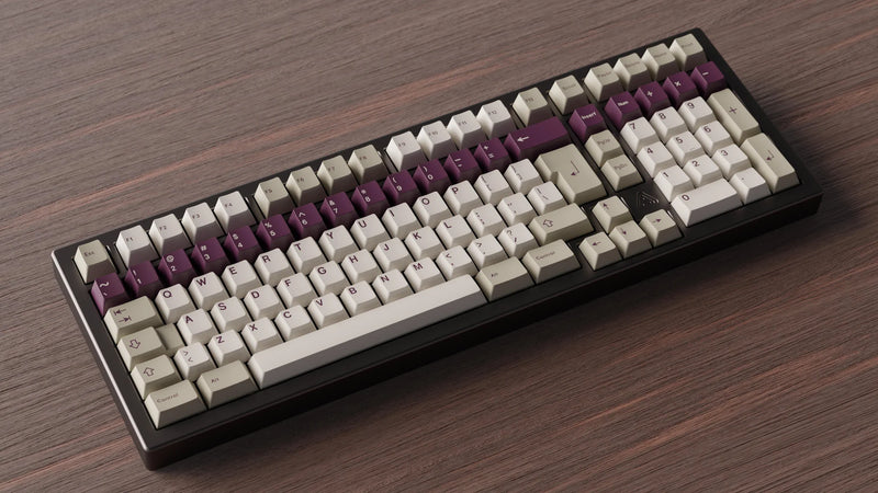 Load image into Gallery viewer, [In-Stock] Keykobo Violet Alert ABS Keycaps Doubleshot Cherry Profile
