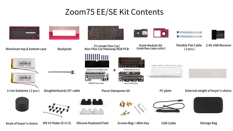 Load image into Gallery viewer, Meletrix Zoom75 Essential Edition Keyboard
