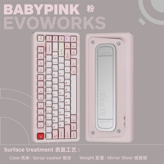[Pre-Order] Evo75 Aluminum Hotswap Wireless Keyboard