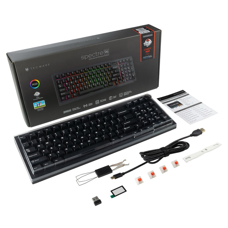 Load image into Gallery viewer, Tecware Spectre 96 Wireless Gaming Mechanical Keyboard Keyboard
