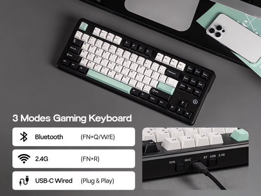 AJAZZ AK870 V2 TKL Wireless Mechanical Keyboard