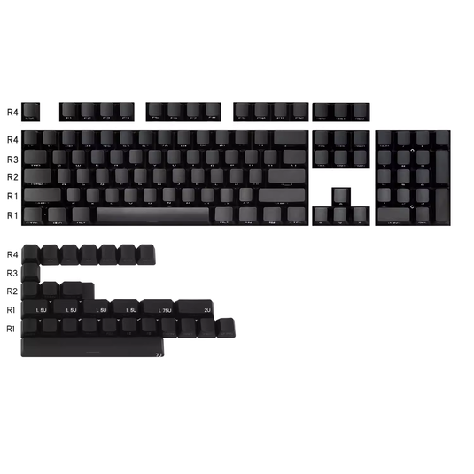 JKDK Shine Through OEM Profile PBT Keycaps