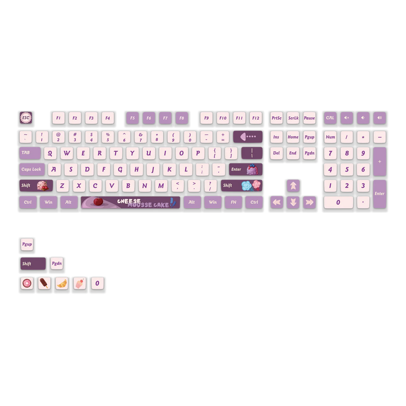 Load image into Gallery viewer, Akko ASA Blueberry Grape Jam Keycap Set (116-key)
