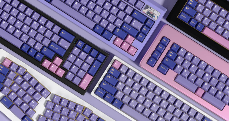 Load image into Gallery viewer, [GB] MilkyWay Endpoint Keycap Set &amp; Deskmat
