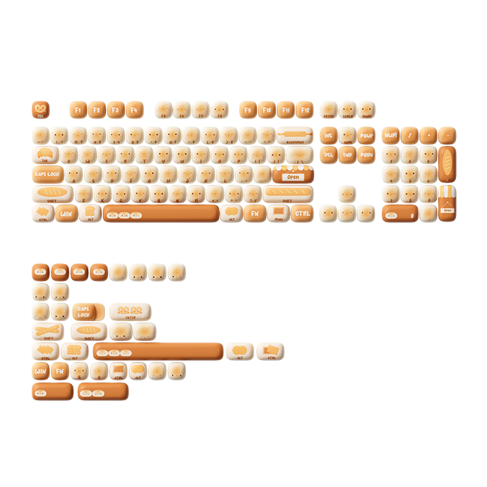 AKKO Bun Wonderland MOG Profile Keycap Set