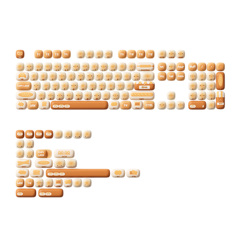 Load image into Gallery viewer, AKKO Bun Wonderland MOG Profile Keycap Set
