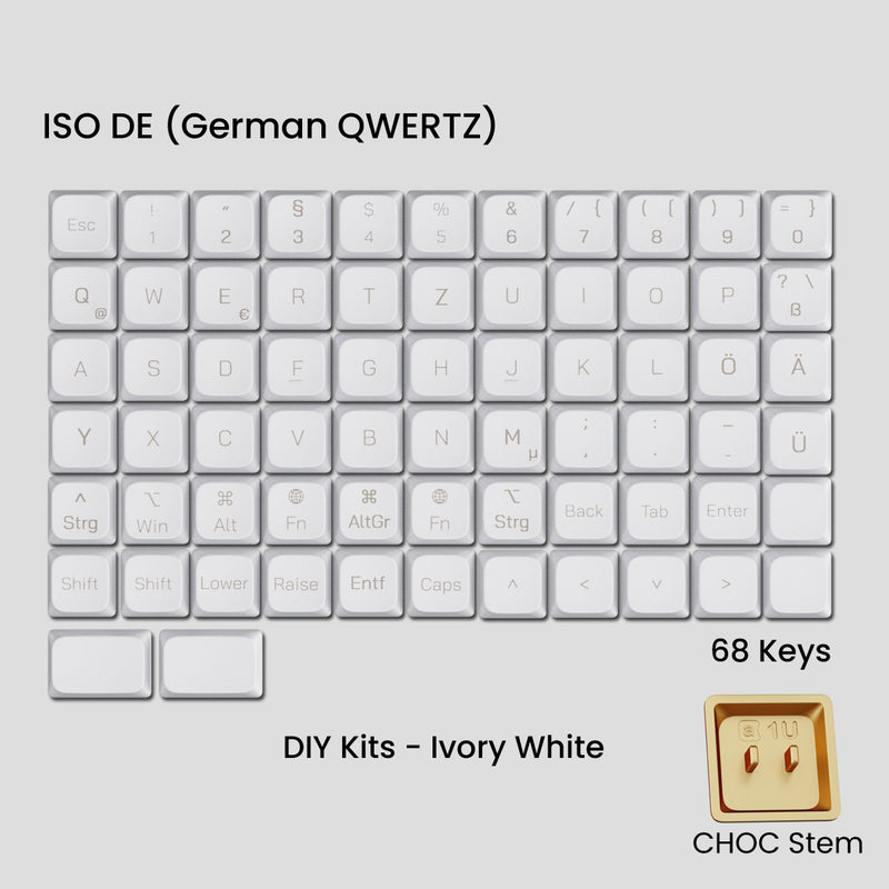 Load image into Gallery viewer, [GB] Awekeys Air Low-Profile Metal Keycaps (Choc)
