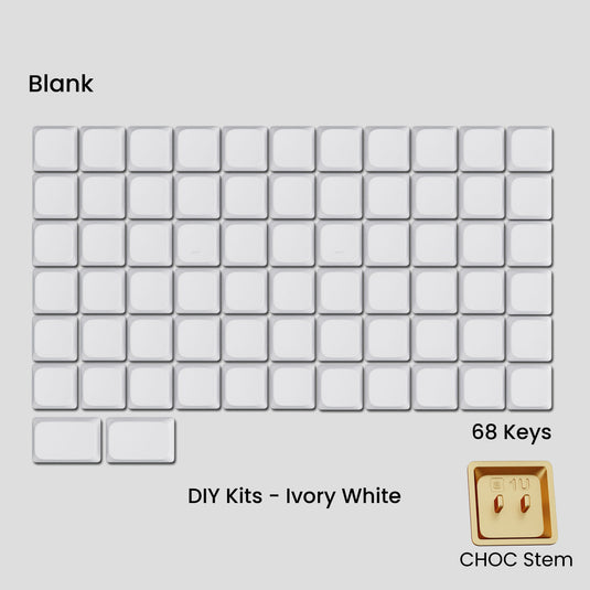 [GB] Awekeys Air Low-Profile Metal Keycaps (Choc)