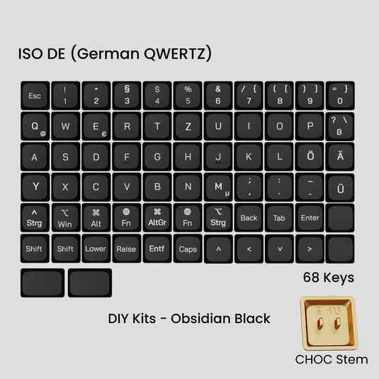 [GB] Awekeys Air Low-Profile Metal Keycaps (Choc)