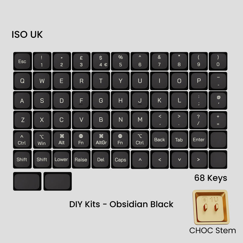 Load image into Gallery viewer, [GB] Awekeys Air Low-Profile Metal Keycaps (Choc)
