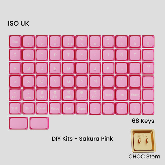 [GB] Awekeys Air Low-Profile Metal Keycaps (Choc)