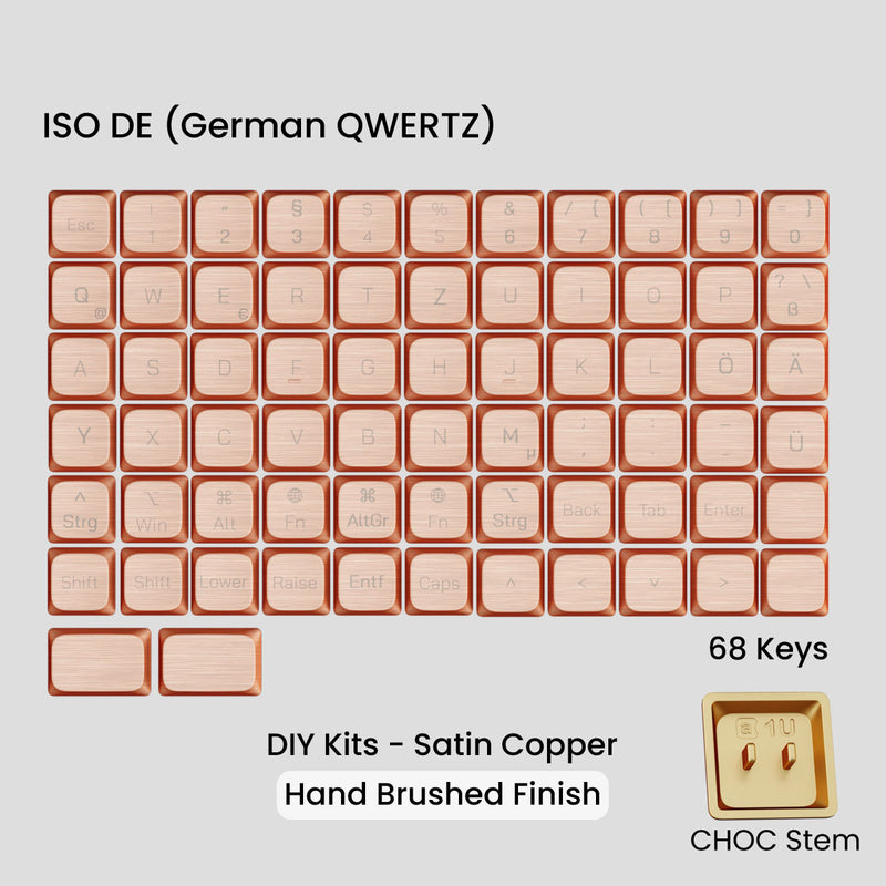 Load image into Gallery viewer, [GB] Awekeys Air Low-Profile Metal Keycaps (Choc)
