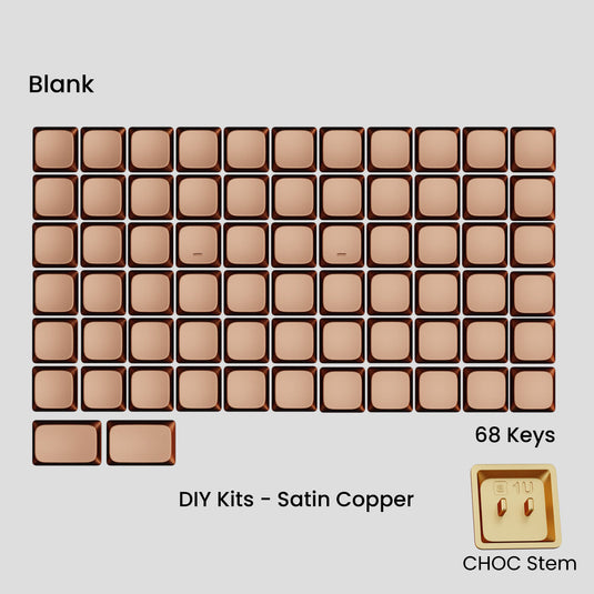 [GB] Awekeys Air Low-Profile Metal Keycaps (Choc)