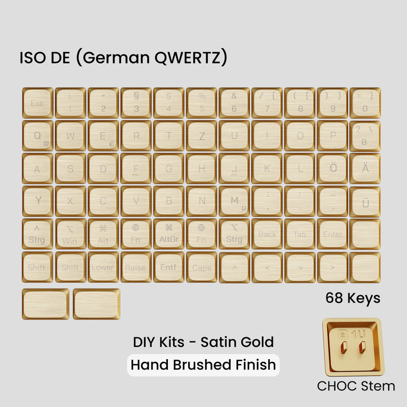 Load image into Gallery viewer, [GB] Awekeys Air Low-Profile Metal Keycaps (Choc)
