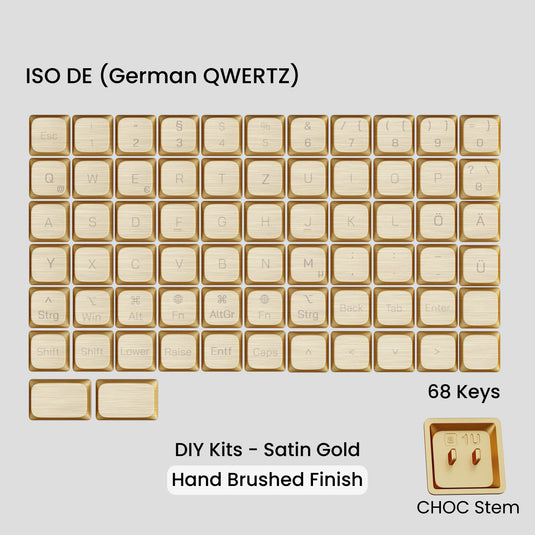 [GB] Awekeys Air Low-Profile Metal Keycaps (Choc)