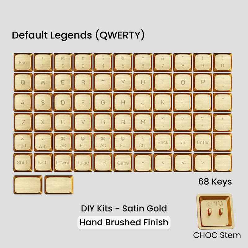 Load image into Gallery viewer, [GB] Awekeys Air Low-Profile Metal Keycaps (Choc)
