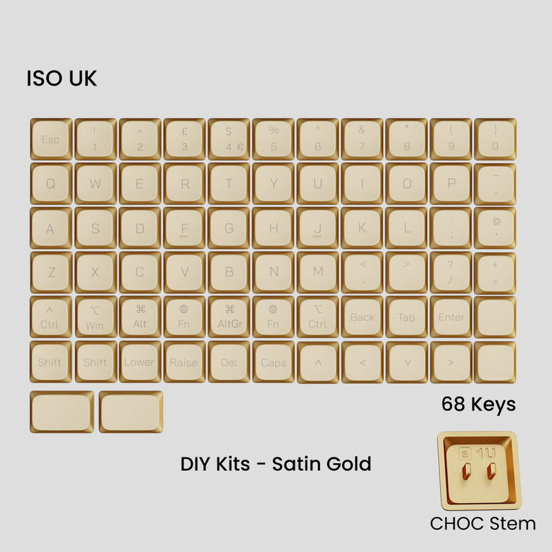 Load image into Gallery viewer, [GB] Awekeys Air Low-Profile Metal Keycaps (Choc)
