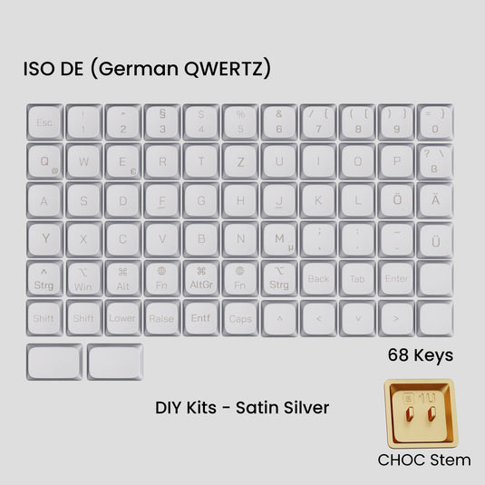 [GB] Awekeys Air Low-Profile Metal Keycaps (Choc)